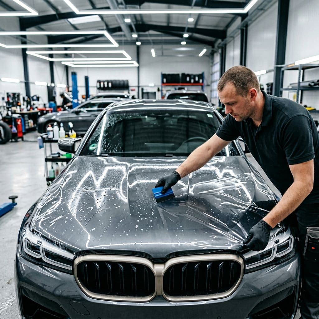 BMW araç PPF kaplama uygulaması - Samsun PPF hizmeti