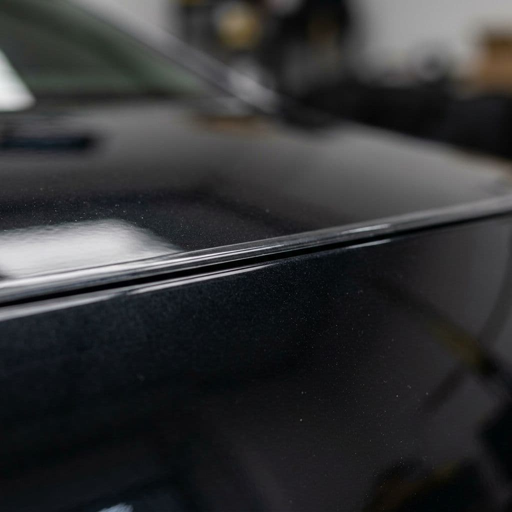 PPF film detay çekimi - şeffaf boya koruma filmi kenar uygulaması