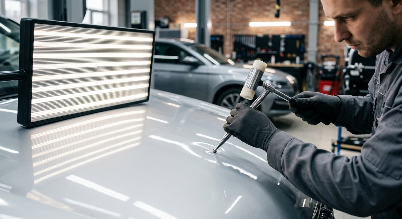 Dolu Hasarı Onarımı: Boyasız Göçük Düzeltme ile Çözüm